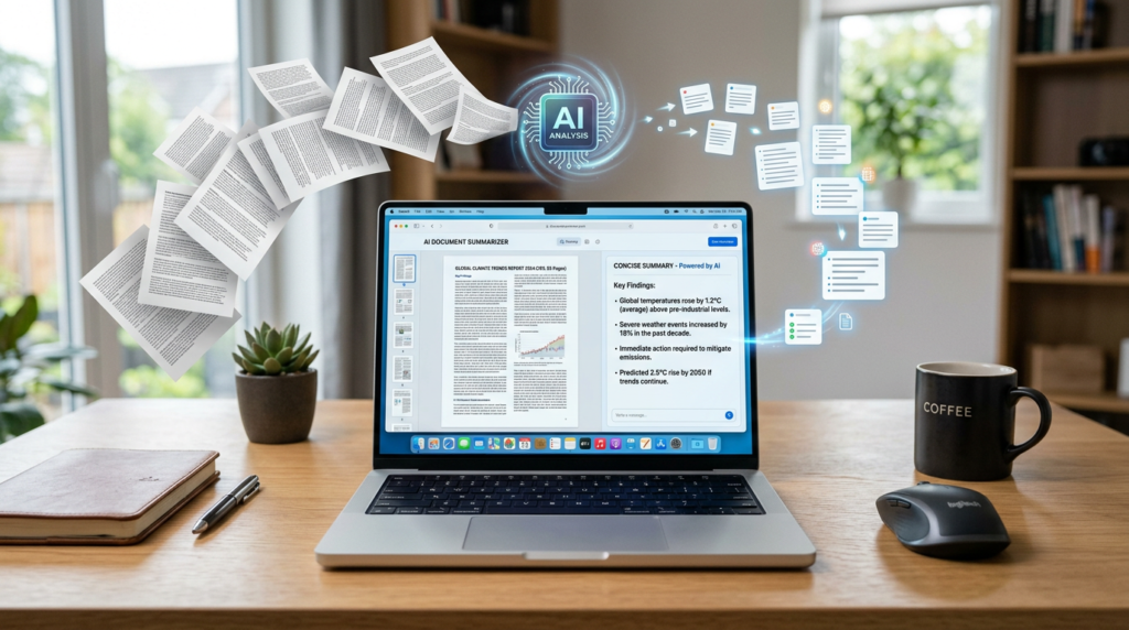 How I Started Summarizing Long PDFs With AI Instead of Wasting Hours Reading Everything