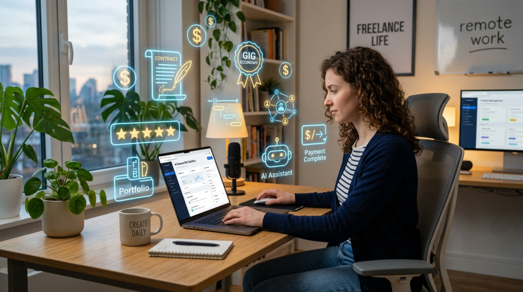 How I Started Using AI for Freelancing Without Feeling Replaceable