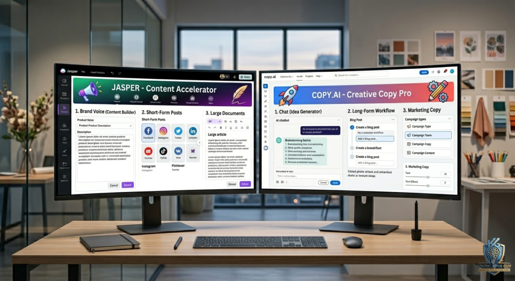 I Tried Jasper and Copy.ai for Real Content Work — One Felt Faster, the Other Felt Smarter