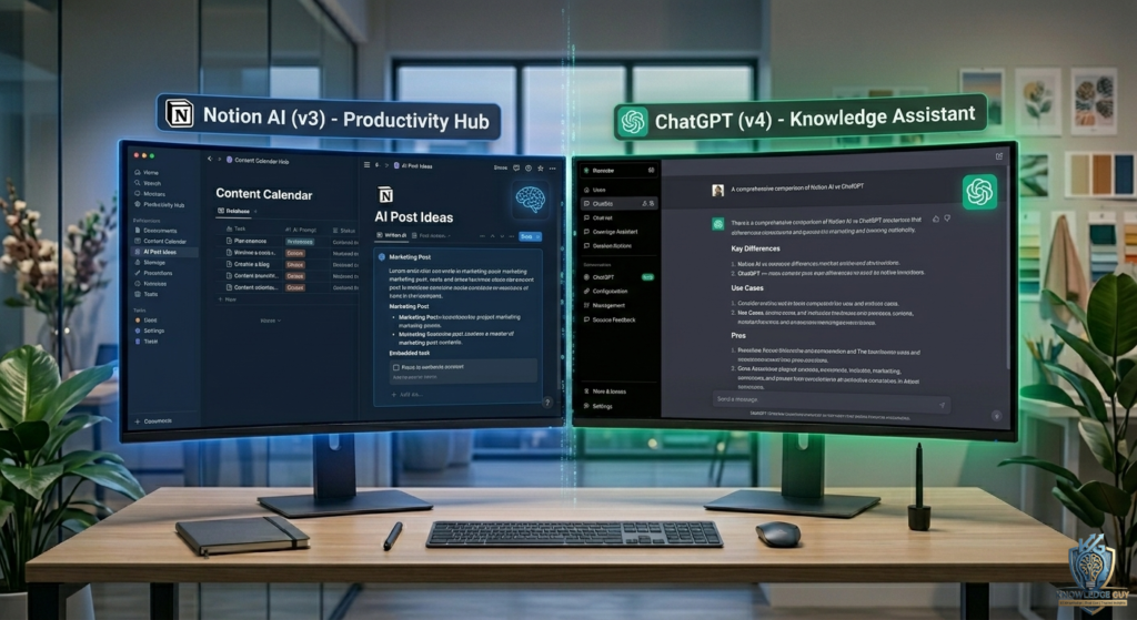 I Used Notion AI and ChatGPT Side by Side for Real Work — They Don’t Replace Each Other at All