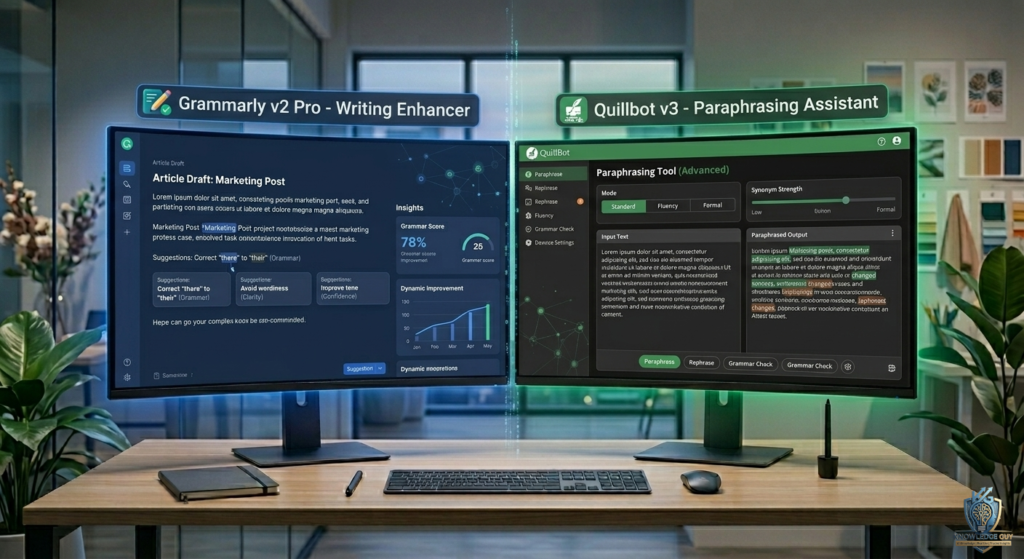 I Used Grammarly and Quillbot on Real Writing Tasks — They Solve Totally Different Problems